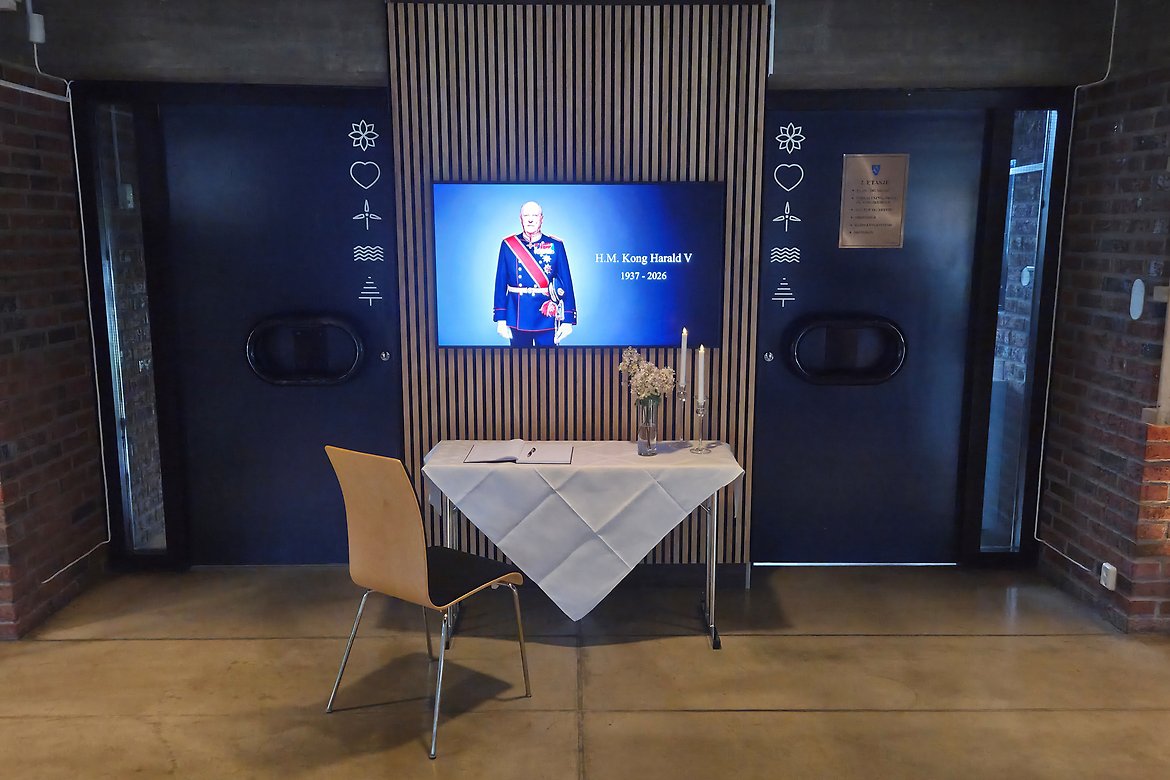Kondolanseprotokoll på Servicetorget.